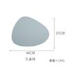 High-end two-color leather placemat household triangular oval waterproof and oil-proof thermal insulation mat bowl cushion coaster placemat