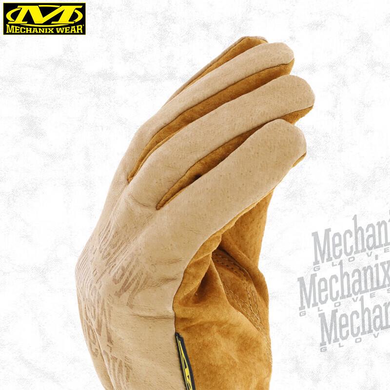 Mechanix Wear 360° Leather F9 Cut-Resistant Gloves LD-C75 Brown/Yellow