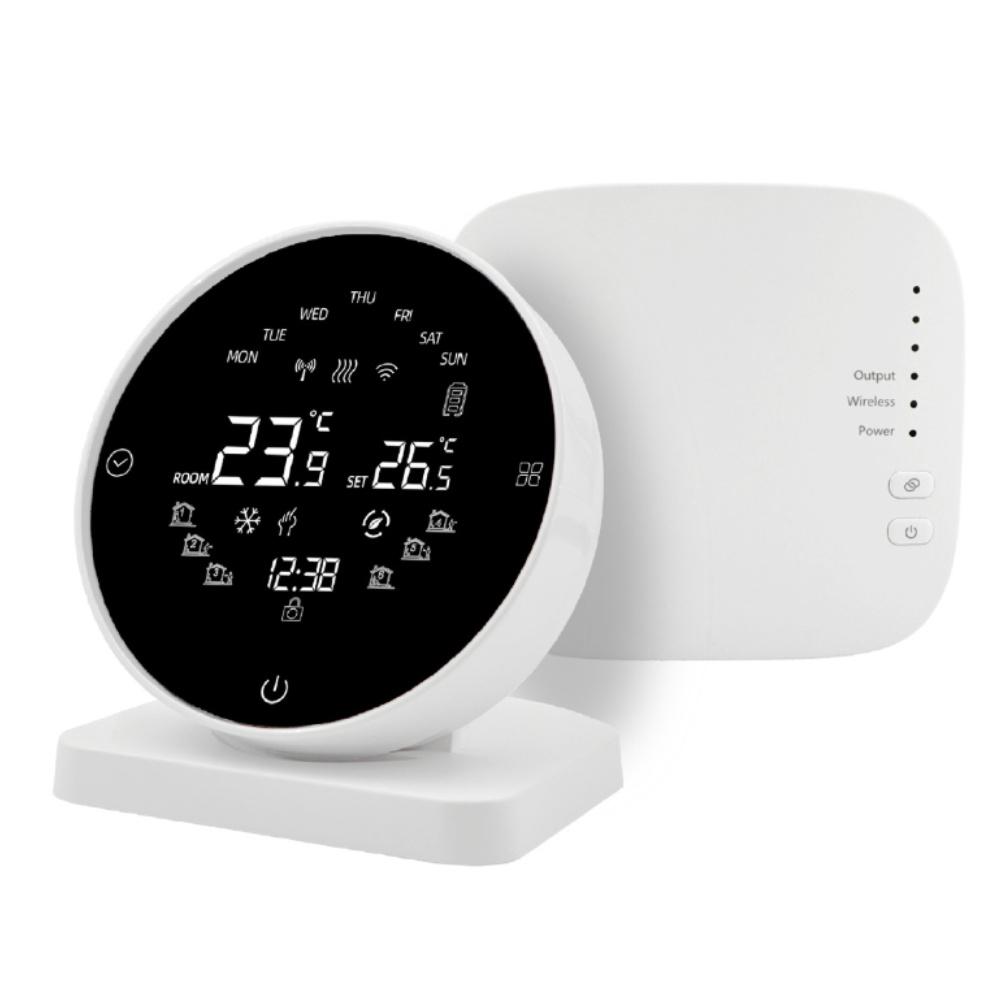 Умный WiFi-термостат, совместимый с ALEXA и помощником tuya, дистанционное управление через приложение и программируемые настройки температуры