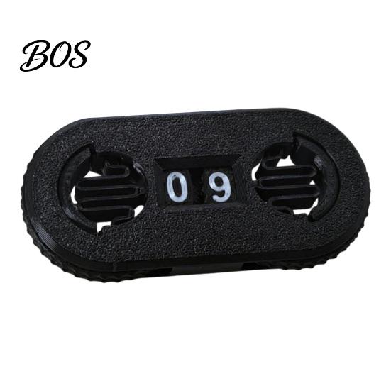 Durable Elastic Structure Lock Life Counter, 3D Printed Digital with Buckle, Two-Digit Health Spin Counter Tracker for Privacy Protection Home