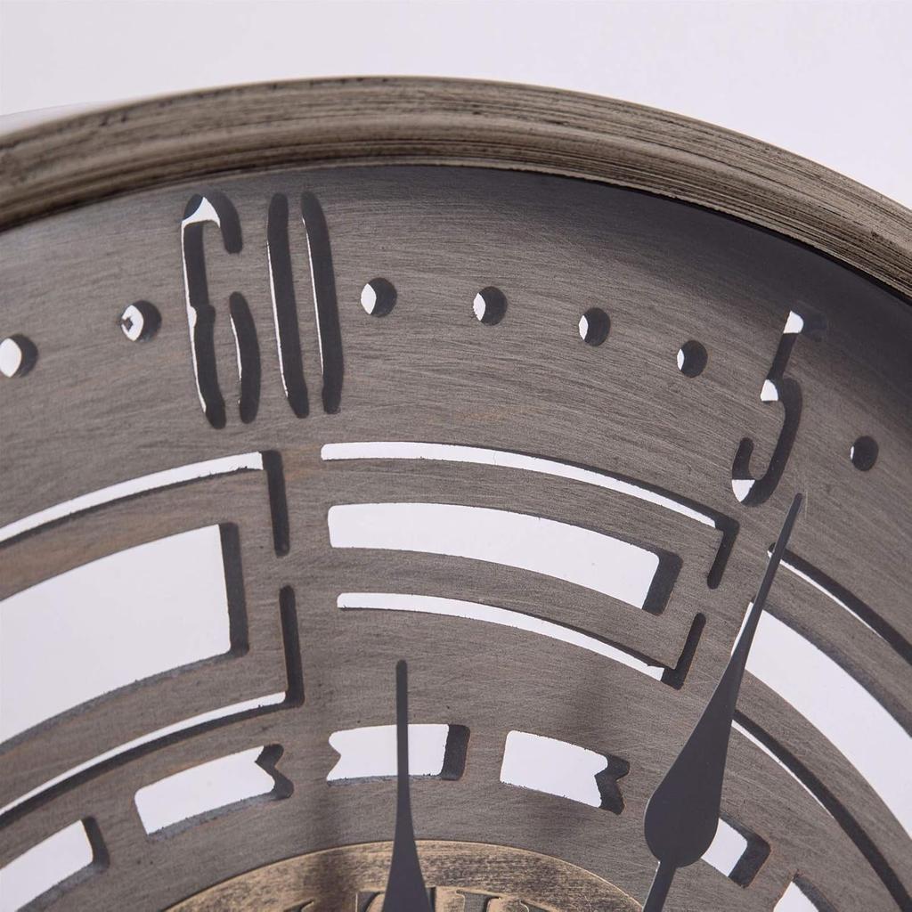 Ретро настенные часы Gear Creative Art Clock Iron Decoration для бара, гостиной, дома