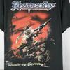 Unisex Shirt Cotton Oversize Large Size Vintage 2000 Rhapsody of Fire T-Shirt Dawn of Victory