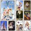 Tales of Arise Экшен Видеоигра Декор Постер Жестяная Вывеска Металлическая Вывеска Декоративная Табличка для Паба Бара Мужской Уголок Клуба Настенный Декор