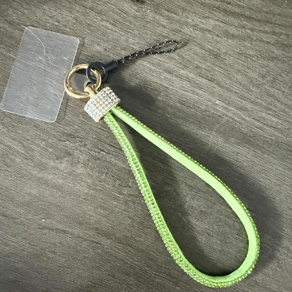 For Cell phone lanyard pendant phone strap Keychain on the phone Wrist chain luxury rhinestone pendant chain diamond bracelet 1