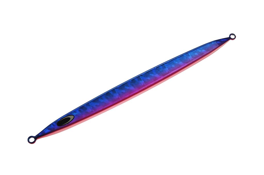 Металлическая джиг-блесна NatureBoys Swim Rider Blue Pink 120g SR2120-07K