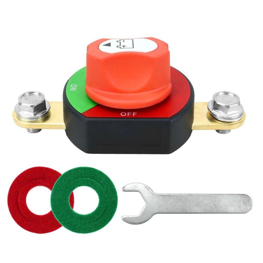 300A Battery Disconnect Switch 12V-24V Power Isolator Switch Battery Shut Off Switch for RV
