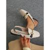 Fashion 2026 Women Platform Sandals Anti-slip Closed Toe Metal Shoes Women Flat Outdoor Round Toe Wedge Sandals Women Sandalias De Mujer