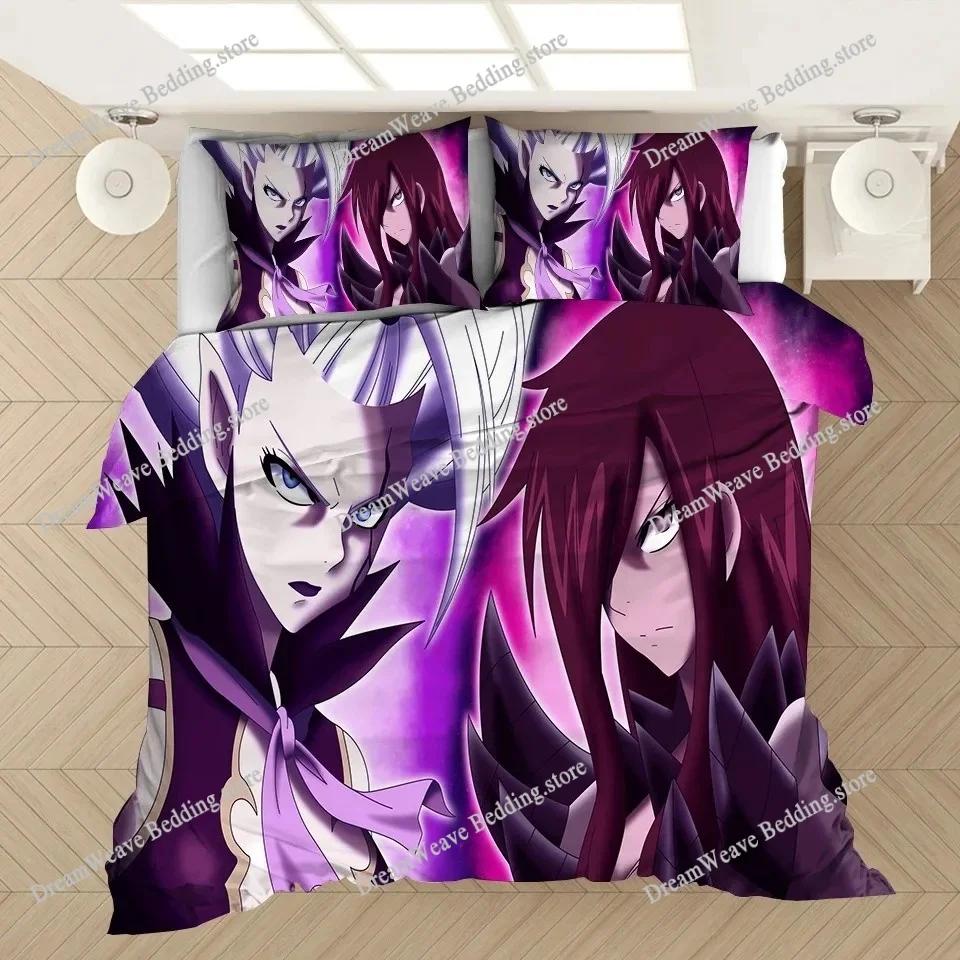 FAIRY TAIL Постельное белье 3D Пододеяльники Японские аниме-покрывала Постельное белье FAIRY TAIL (НЕТ листа) AYR Роскошный подарок