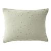 Golden Polka Dot Decorative Pillowcase "Gaïa Chic" 60 X 60 Cm &; 50 X 70 Cm "Cotton Gauze" - Gaïa Chic Water Green - 50 X 70 Cm