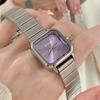 Hot Sale Gold Luxury Watch for Women Luminous Fashion Stainless Steel Band Square Watch Elegant Waterproof Ladies Quartz Watch