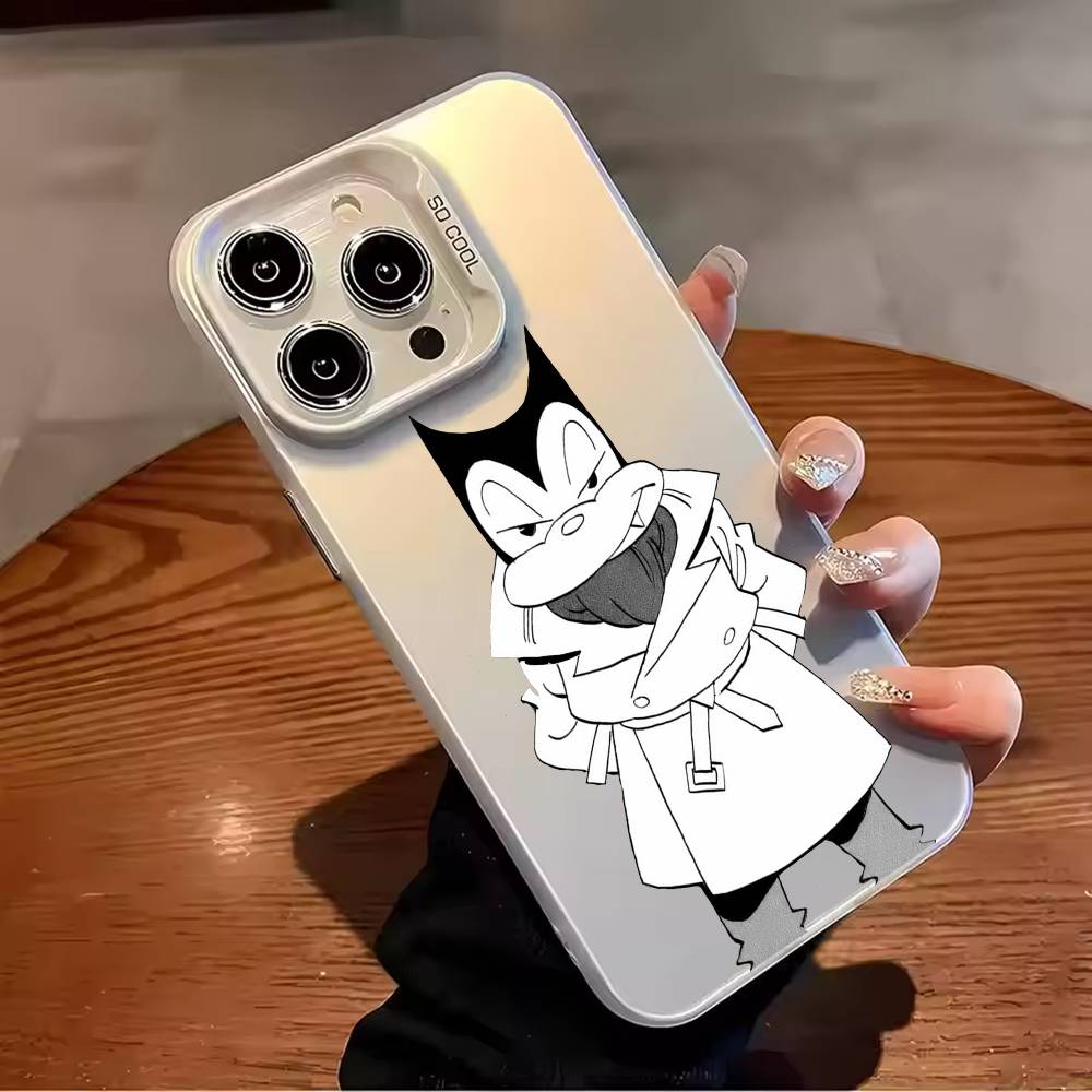 Comic B-Billy Bat Phone Case Color Silver Shell For IPhone 17 16 15 14 13 12 11 Pro Max Plus