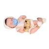 12 Inch Silicone Doll Lifelike Eye Closed Emulational Newborn Baby Dolls Washable WaterproofBaby