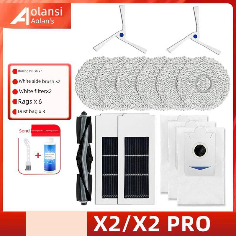 Applicable to Ecovacs Sweeping Robot X2/X5 Pro Rolling Brush Cover Accessories Glue Brush Cover X2s Main Brush Cover