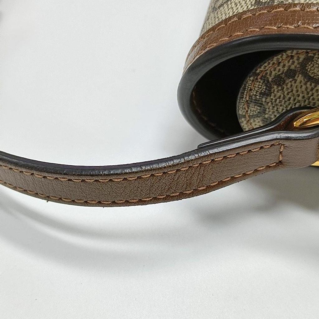 [Pre-Owned] Horsebit 1955 Logo Canvas And Leather Phone Bag - Good #14F3FKY