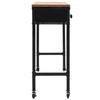 Table console vintage en MDF et bois de sapin - VIDAXL - 100 x 33,5 x 80 cm - Noir - Lot de 4