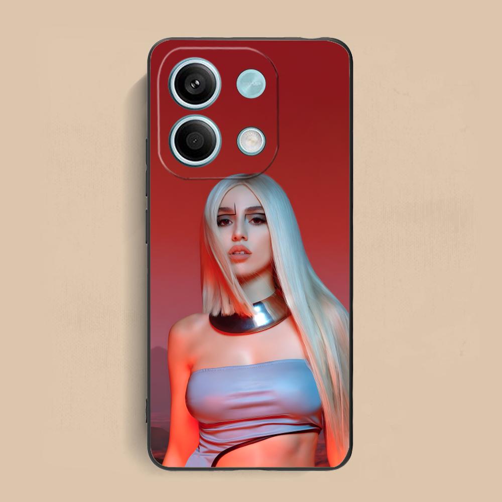 Fashion Ava Max Matte TPU Mobile Phone Case for Xiaomi Redmi 15 14 13 12 A5 3 2 1 C Plus 4G 5G Colorful Printing Cover