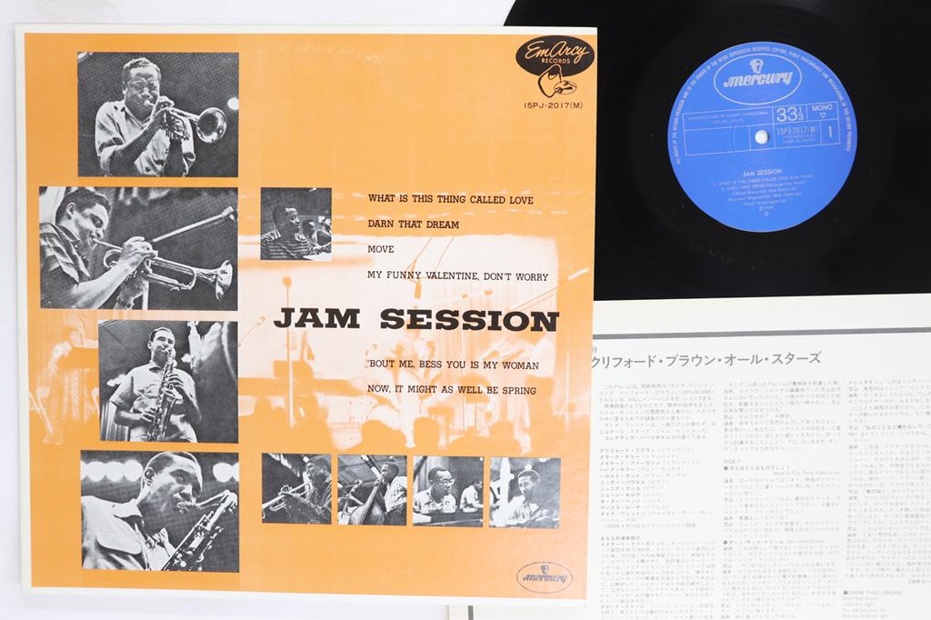 Виниловая пластинка CLIFFORD BROWN Jam Session 15PJ2017M MERCURY 1971 Япония Джаз Б/у