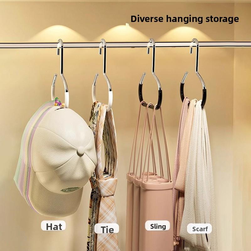 Hat Hook Hanger, Dormitory Duck Tongue Baseball Cap Storage Wonder, Home Anti-slip and Traceless Silk Scarf Hanger Storage Rack
