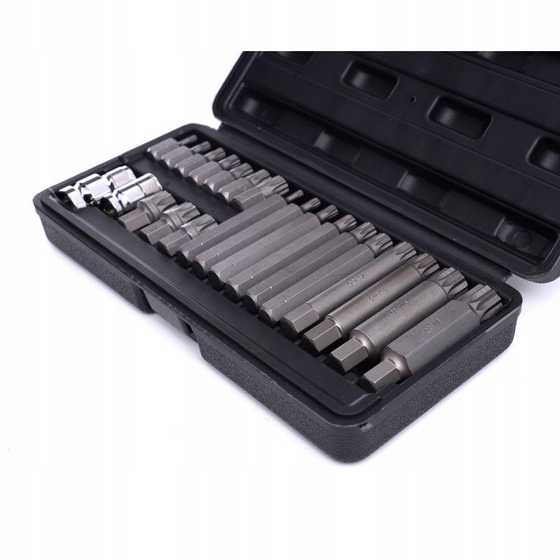 M4-M18 Spline Bit Set 22 Pieces Kraft&Dele