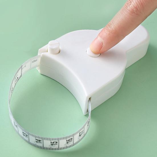 Retractable Tape Measure Dual-Sided Soft Mini Measuring Tape Portable Tailor Sewing Cloth Weight Loss Body Measurement Tape Flexible Ruler Tape
