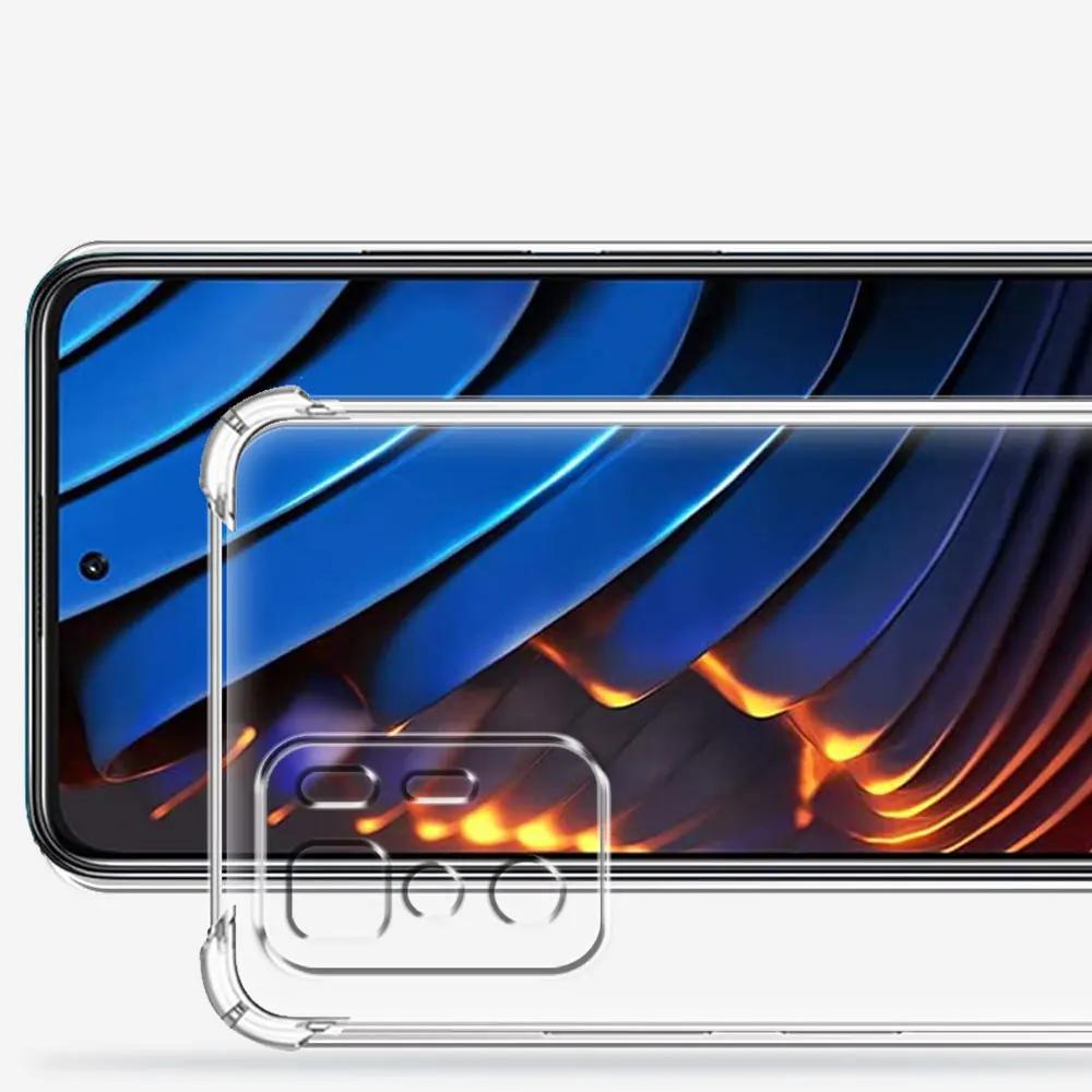 Чехол для Redmi Note 10 Pro 5G 6.6" Силиконовый Мягкий Ударопрочный Чехол для Redmi Note 10 Pro 5G Прозрачный Чехол Note 10 Pro 5G Funda Coque
