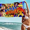 Игровое полотенце B-Banjo-K-Kazooie Пляжное полотенце Мультяшное Милое Летнее Детское Большое для Ванны Бассейна Пляжа Микрофибра Впитывающее для Плавания Путешествий