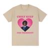 Rapper Chief Keef for President T Shirt Fashion Casual Short Sleeve T-shirt Aesthetic Vintage Oversized T-shirts Streetwear