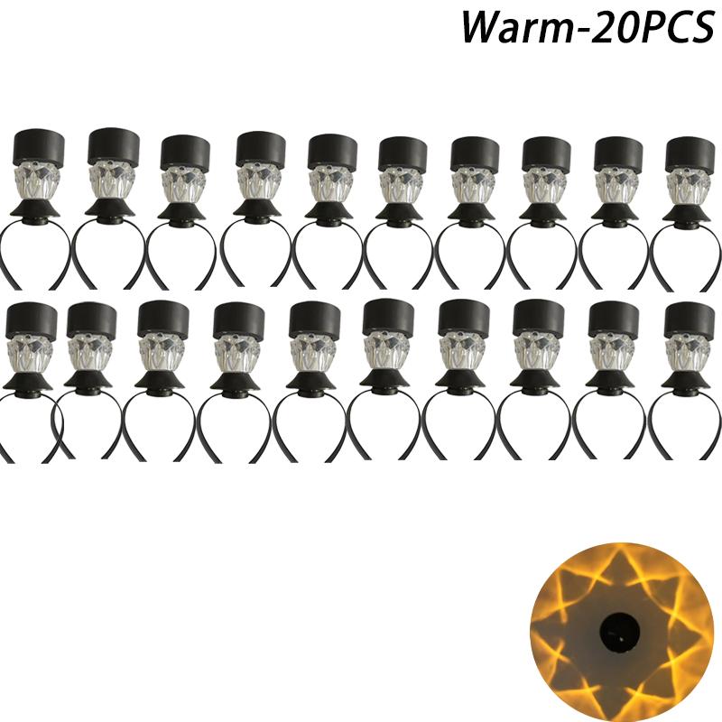 20 упаковок светильника солнечный бассейн светильник рамка на земле для бассейна открытый бассейн ограждение декоративные аксессуары водонепроницаемый светодиод