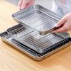 Stainless Steel Baking Pan Tray With Wire Rack Cake Baking Bbq Pan Tray Removable Cooling Rack Oven Cooking Grilling Tool