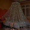 1Set Glow In The Dark Convenient Bed Canopy Summer Curtain Bed Net Canopy Bedcover Polyester