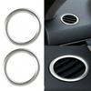 2Pcs Car Dashboard Air Vent Outlet Cover Ring Trim For Mercedes-Benz GL X166 2013-2015 For ML W166 2012-2015 For B Class W246