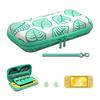 Switch Lite Case with Glass Switch Lite Storage Holds 8 Game For Full Can Store Small Convenient To Hand Strap Included Film, Case, Bag, Cards,