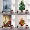 Christmas Tree Home Decor Tapestry Christmas Wall Hanging Scene Living Room Room Wall Decor Backdrop Cloth Tapestry