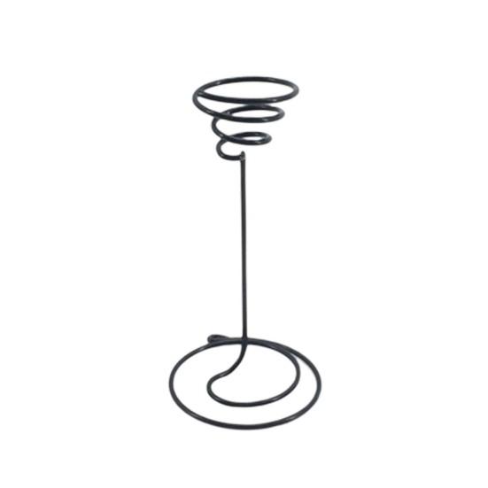 Flower Stand Spiral Design Iron Art Air Pineapple Rack Green Plant Display Holder