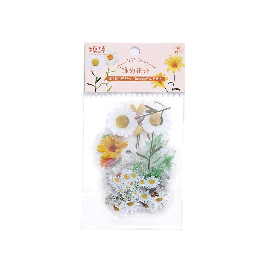 40pcs Colorful Butterfly Wings Stickers Epoxy Resin Fillings Plant Sticker for DIY Silicone Mold Filler Nail Art Crafts Decor