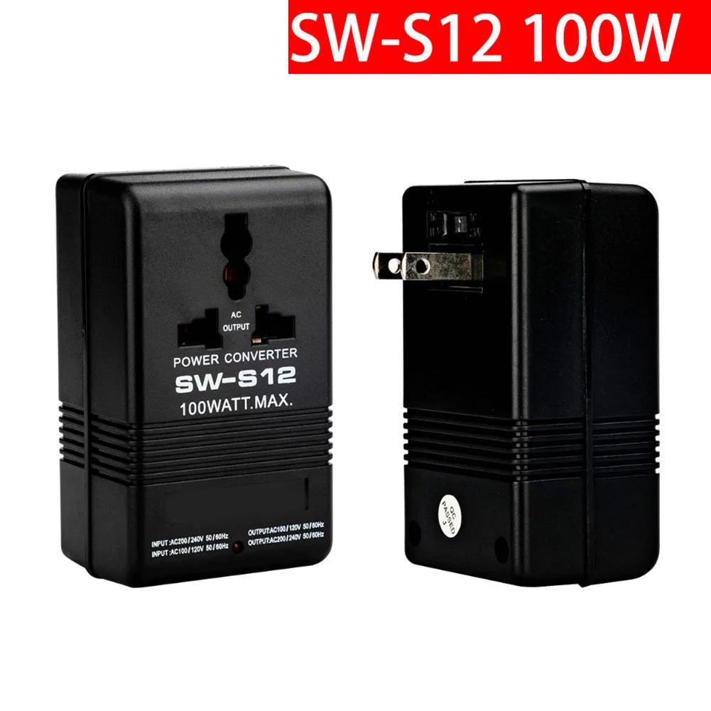 Трансформатор 100 Вт повышающий/понижающий, 110/120 В на 220/240 В, 70 Вт/100 Вт, 55 Гц-60 Гц Преобразователь мощности Дорожный адаптер