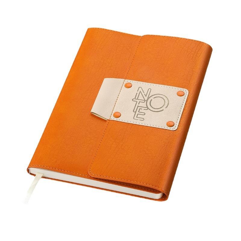 Enterprise Activity A6 Notebook Gift Box Set Creative Pen Buckle Notepad Full Custom Logo Business Office Faux Leather Cover