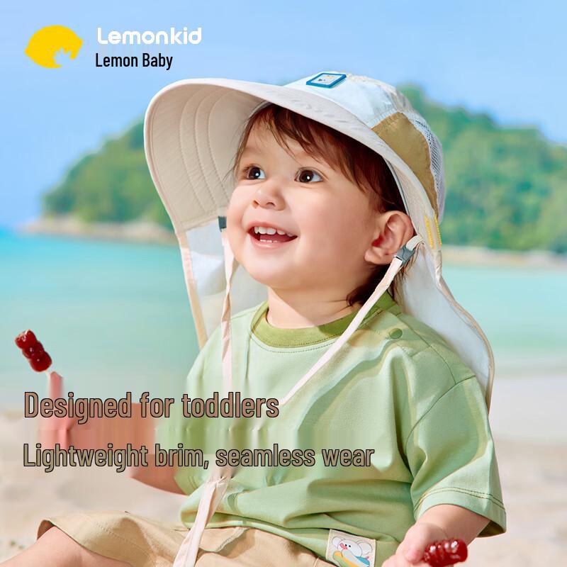 Детская солнцезащитная шляпа с широкими полями Lemonkid
