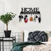 1pc Black Metal Keys Holder Wall Mount Key Holder Sweet Home Design Style Key Rack for Key Hanger With 10 Hooks