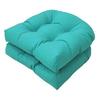 Outdoor Garden Chair & Sofa Cushions, Rattan Chair Cushions & Tatami Mats (Set of 2, 48x48cm)
