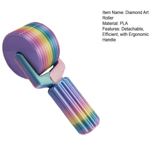 Ролик для алмазной мозаики, вышивка стразами, инструмент для рукоделия «сделай сам», съемный инструмент для алмазной мозаики с эргономичной ручкой для быстрой и надежной укладки алмазов