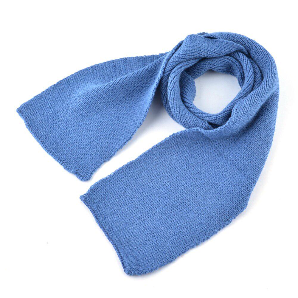 Winter Hats Scarf Set For Kids Warm Knitted Beanies With Pompom Children Twist Pattern Knit Hat Boys