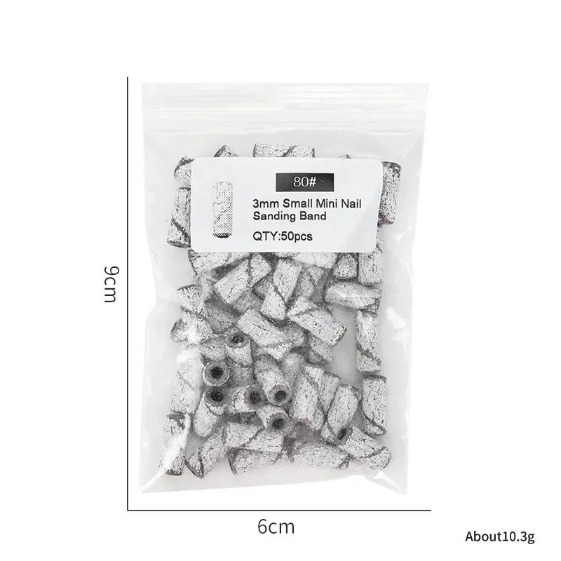 3,1 мм Мини Белые Нержавеющая Сталь Шлифовальные Кольца Фрезы для Ногтей Наконечник для Электрических Маникюрных Инструментов