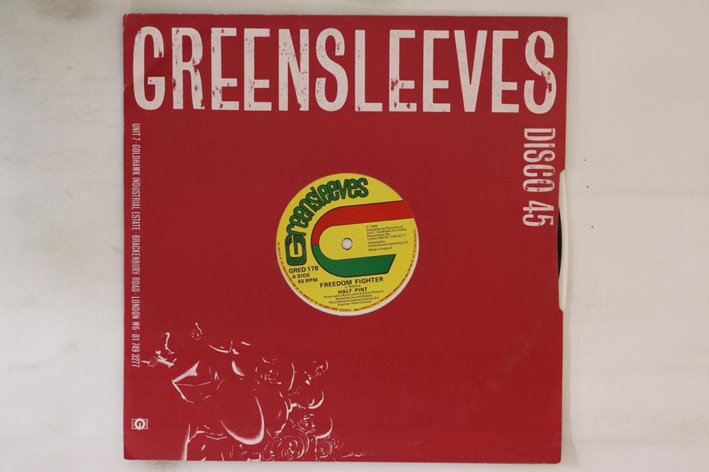 12inch Record HALF PINT (3) - Freedom Fighter / Hold On GRED178 Greensleeves Re 1985 UK Reggae, Ska & Dub Used