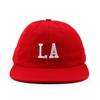 Made In USA Cooperstown Ball Cap Los Angeles Angels 1937 Strapback Cap COOPERSTOWN BALL CAP LOS ANGELES ANGELS (Cotton, Red)