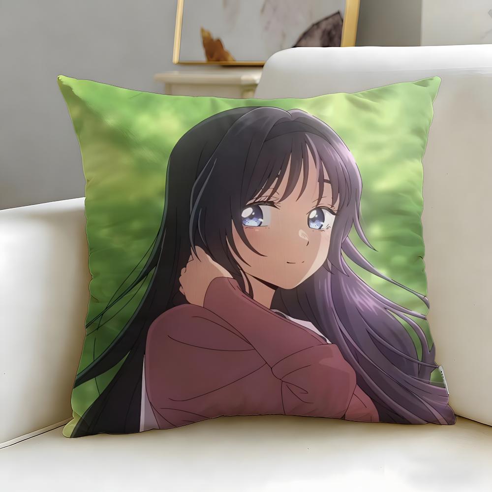 Популярный аниме-персонаж Каоруко Вагури Наволочка Мягкая и Легко стирающаяся – Универсальная для Дивана, Кровати, Путешествий и Офиса