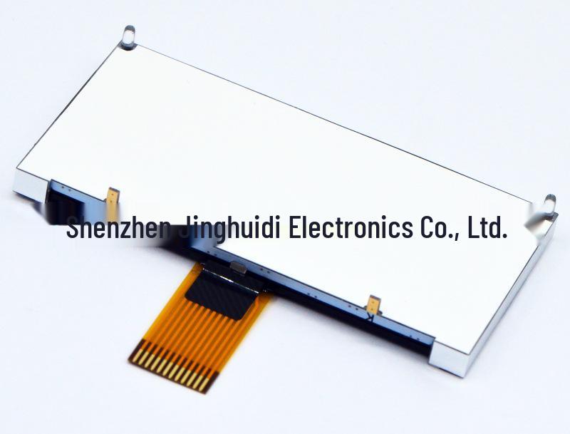 2.8-inch FSTN Dot Matrix LCD Screen: Black Background, White Text, SPI Interface, 12-Pin
