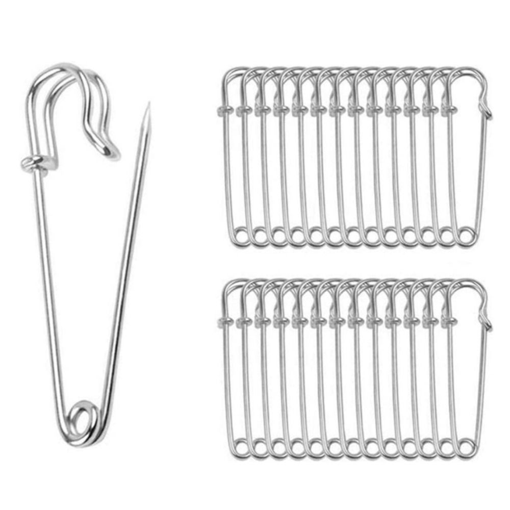 High Quality Stainless Steel Jewelry DIY Craft Safety Pins Large Safety Pin Small Brooch Needles