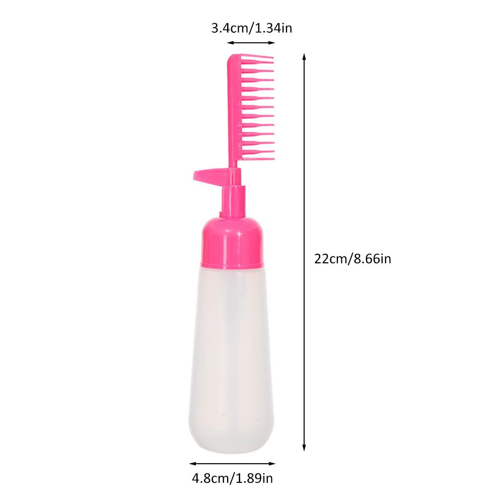 Расческа для волос, флакон для краски, многоразовый флакон для нанесения на корни волос, бытовой шампунь, окрашивание волос, парикмахерский инструмент для укладки
