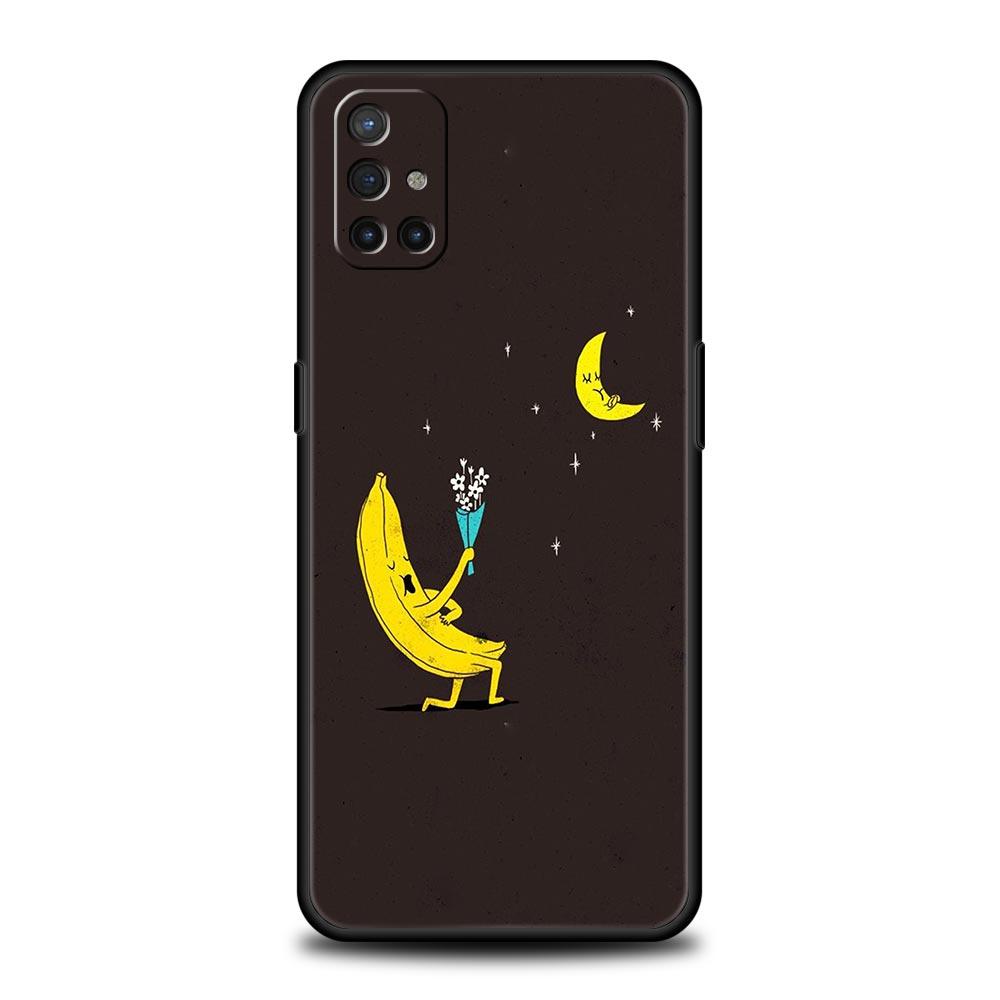 Phone Case For Oneplus 13R 13 12 10T 11 R10 Nord N100 N200 N10 9 9R CE 2 3 Z Pro Lite 5G Soft TPU Cover Funny Bite Apple Banana